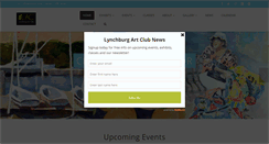 Desktop Screenshot of lynchburgartclub.org